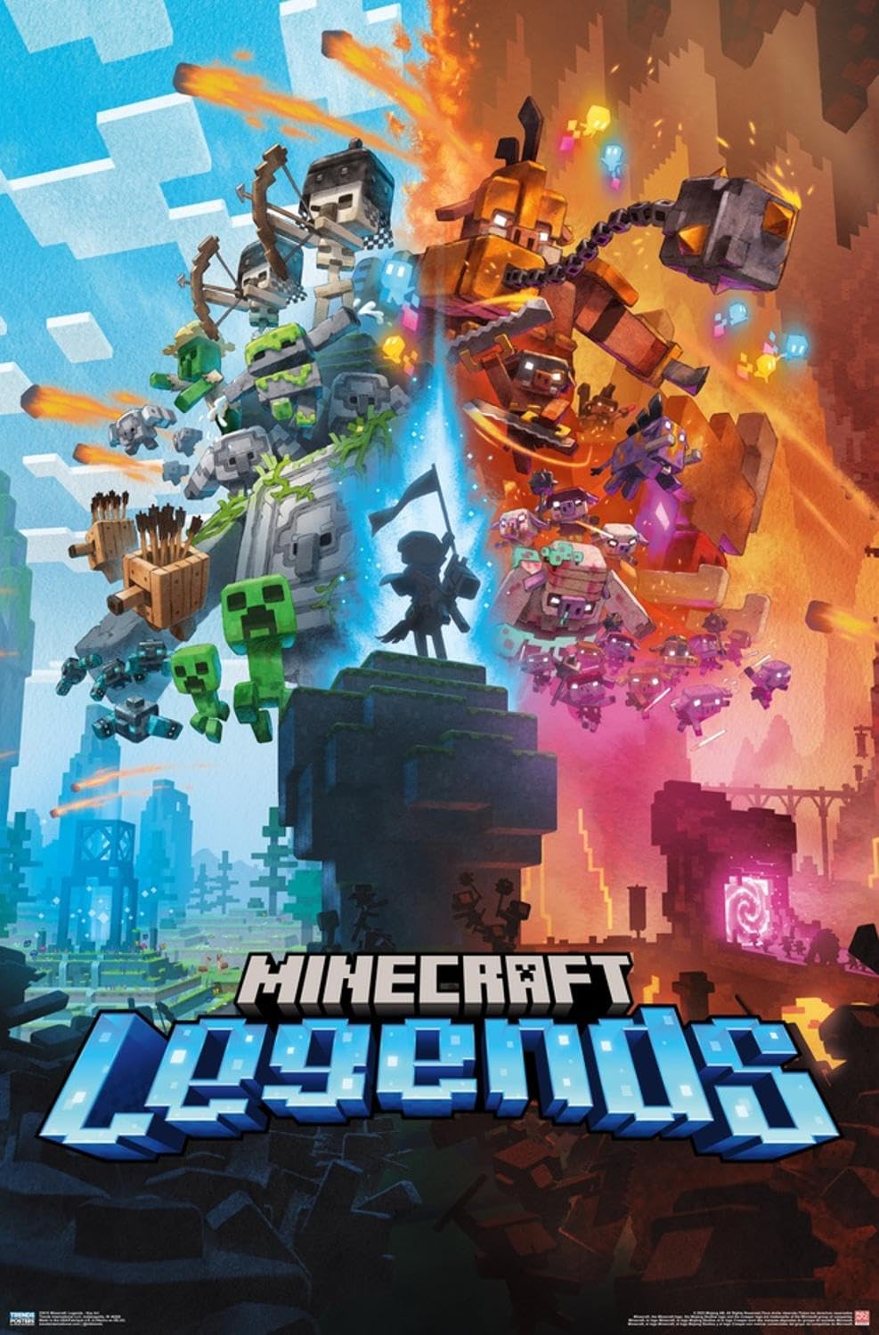 Amazon.co.jp: Trends International Minecraft: Legends - キーアート
